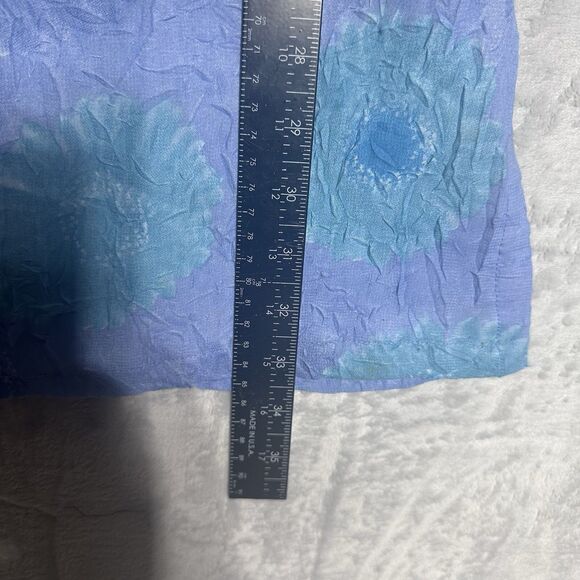 VTG Y2K Funky People Babydoll Mini Dress Size M Blue Phoebe Buffay 90s Clueless - Picture 10 of 14